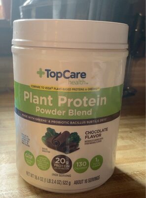 Chocolate Flavored Plant Protein Powder Blend, Chocolate