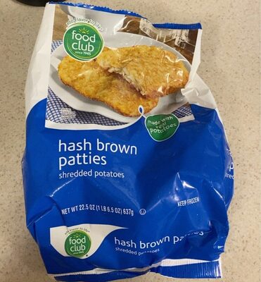 Hash Brown Shredded Potatoes Patties, Hash Brown