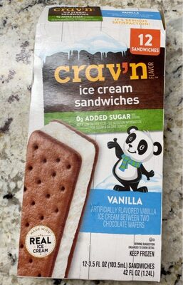 Vanilla Ice Cream Sandwiches, Vanilla