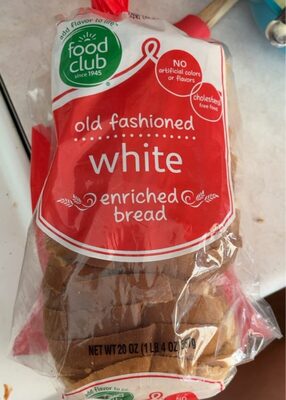 Old Fashioned White Enriched Bread, Old Fashioned White