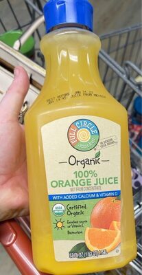 Orange Organic Juice, Orange