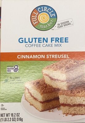 Cinnamon Streusel Gluten Free Coffee Cake Mix, Cinnamon Streusel