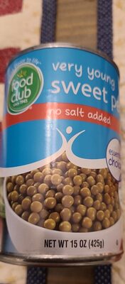 No Salt Added Very Young Sweet Peas