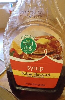Butter Flavored Syrup, Butter