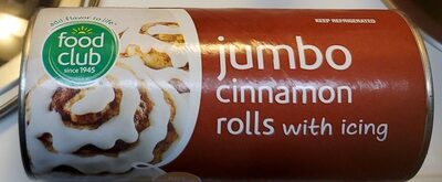 Cinnamon Jumbo Rolls With Icing, Cinnamon