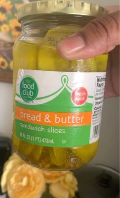 Bread & Butter Sandwich Slices, Bread & Butter