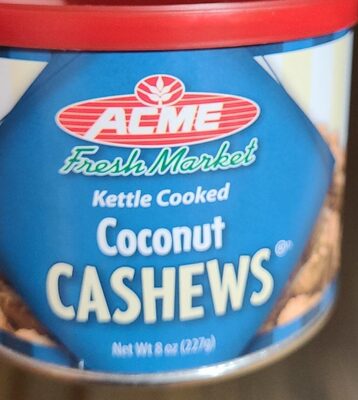 Coconut Kettle Cooked Cashews, Coconut