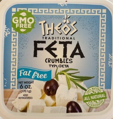 Traditional Fat Free Feta Cheese Crumbles