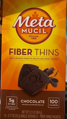 Chocolate Fiber Thins, Chocolate