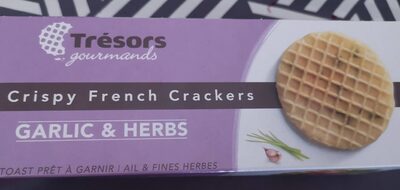 Crispy French Crackers, Garlic; Herbs