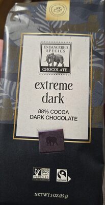 Strong + Velvety Dark Chocolate 88% Cocoa Chocolate Bar, Strong + Velvety Dark Chocolate