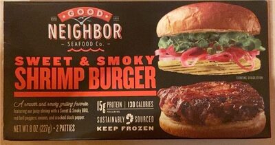 Sweet & Smoky Shrimp Burger