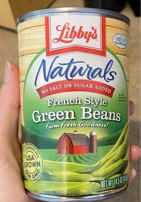No Salt Or Sugar Added French Style Green Beans