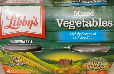 Lightly Seasoned With Sea Salt Mixed Vegetables, Lightly Seasoned With Sea Salt