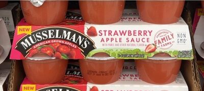 Strawberry Apple Sauce, Strawberry; Apple