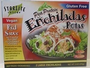 Red Sauce Pea Protein Enchiladas Rojas, Red Sauce