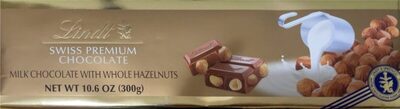 Milk Chocolate With Whole Hazelnuts, Whole Hazelnuts