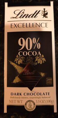 90% Cocoa Dark Chocolate