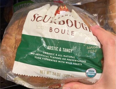 Organic Sourdough Boule, Sourdough