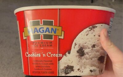 Cookies 'N Cream Vanilla Ice Cream With Chocolate Creme Filled Cookies Premium Ice Cream, Cookies 'N Cream