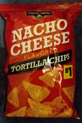 Nacho Cheese Flavored Tortilla Chips, Nacho Cheese