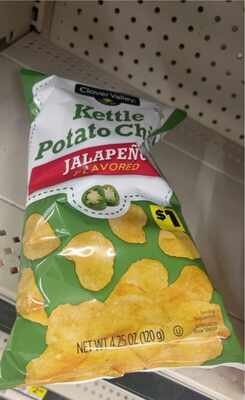 Jalapeno Flavored Kettle Potato Chips, Jalapeno