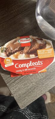Hormel Compleats Roast Beef & Mashed Potatoes With Gravy, 9 Oz