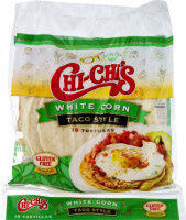 White Corn Taco Style Tortillas, White Corn