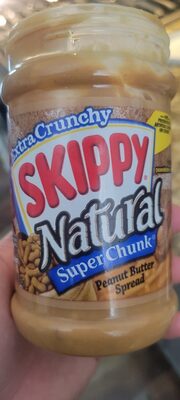 Skippy, Natural Super Chunk Peanut Butter Spread, Super Chunk