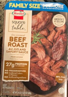 Beef Roast Au Jus And Savory Sauce, Beef Roast