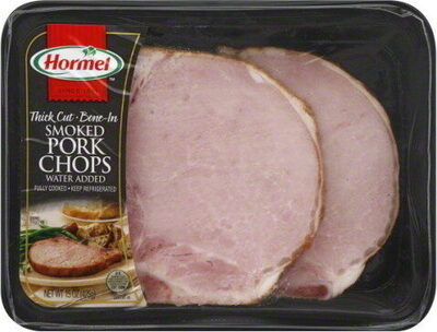 Smoked Fully Cooked Bone-In Pork Chops, Smoked