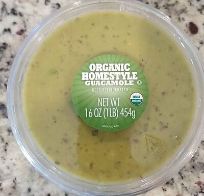 Organic Homestyle Guacamole, Homestyle