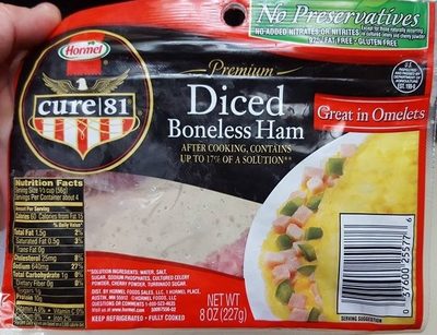 Hormel, Cure 81, Diced Boneless Ham