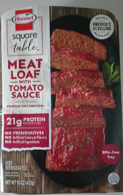 Homestyle With Tomato Sauce Meatloaf