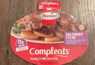 Salisbury Steak Salisbury Steak With Sliced Potatoes And A Rich, Brown Gravy, Salisbury Steak