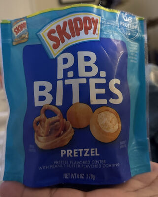 Pretzel Flavored Center With Peanut Butter Coating, Pretzel