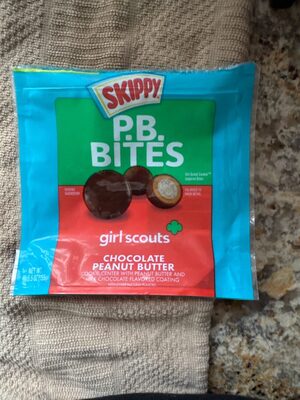 Girl Scouts Chocolate Peanut Butter P.B. Bites, Chocolate; Peanut Butter 