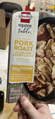 Pork Roast Slow Simmered Au Jus, Pork Roast