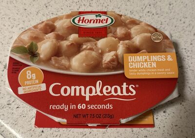 Dumplings & Chicken Tender White Chicken Meat And Tasty Dumplings In A Savory Sauce, Dumplings & Chicken