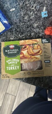 100% Natural Applewood Smoked Deli Turkey, Applewood Smoked