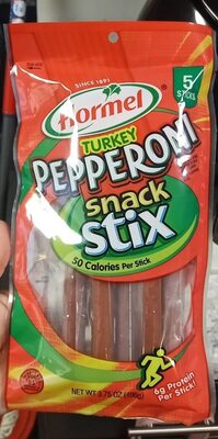 Turkey Pepperoni Snack Stix, Turkey Pepperoni