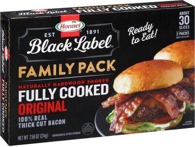 Original 100% Real Thick Cut Bacon, Original