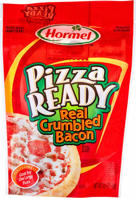 Hormel, Pizza Ready, Real Crumbled Bacon