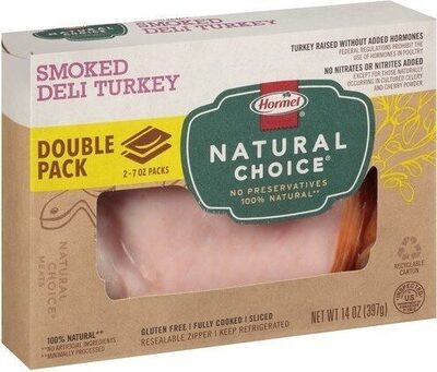 Hormel, Natural Choice, Smoked Deli Turkey