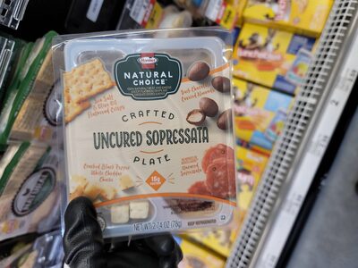 Uncured Sopressata Crafted Plate, Uncured Sopressata