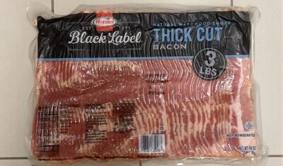 Natural Hardwood Smoke Thick Cut Bacon, Hardwood Smoke