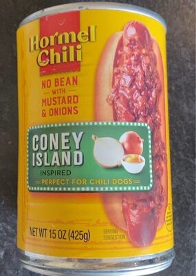 No Bean With Mustard & Onions Chili