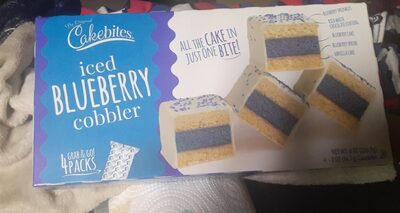Blueberry Iced Cobbler, Blueberry