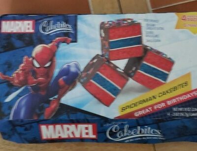 Cakebite Spiderman, 2 Oz, 4 Count