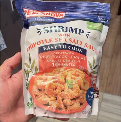 Chipotle Sea Salt Sauce Shrimp, Chipotle; Sea Salt